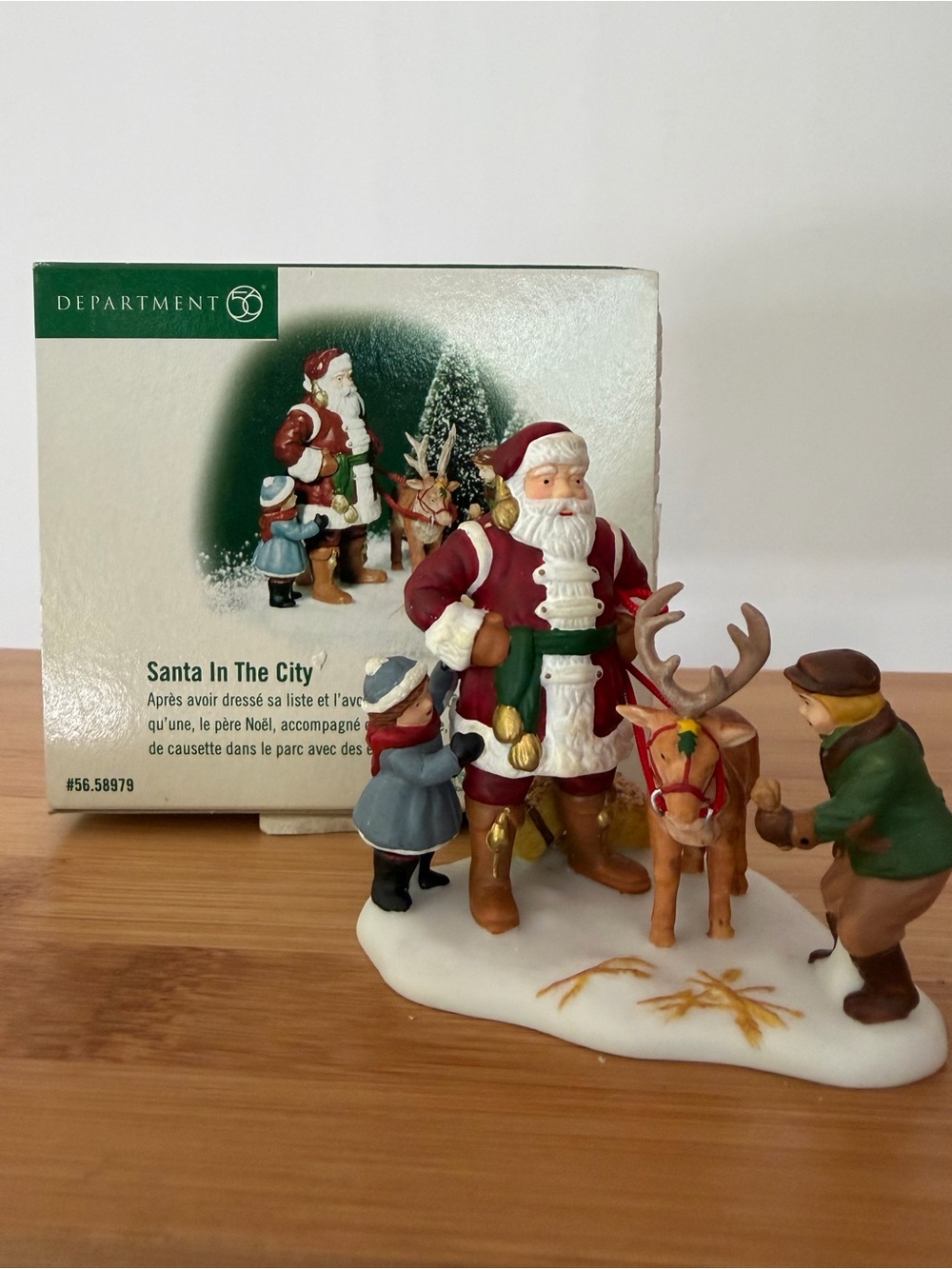 Vintage Department 56 Santa in the City Figurine. Christmas in the City Series